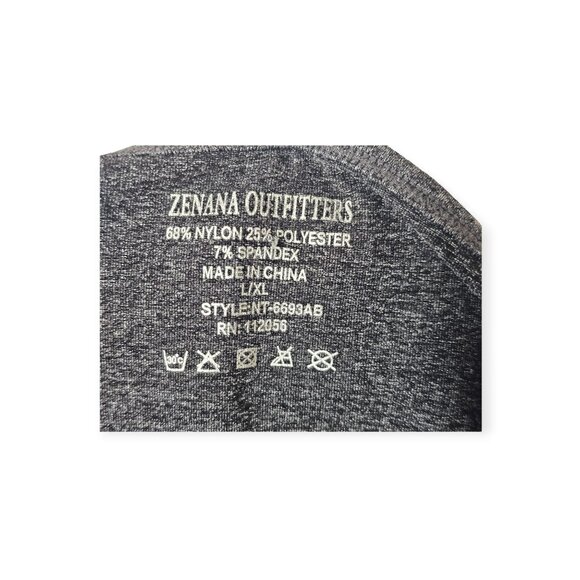 Zenana Outfitters On The Go Adjustable Bralette L/XL Charcoal - Picture 4 of 4